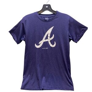 Atlanta‎ Braves Shirt Youth Extra Large Baseball Heathered Team Athletics MLB